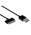 Velleman Apple® 30-polig (mannelijk) naar usb 2.0 a (mannelijk) kabel - zwart - 1 m