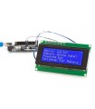Whadda I²c 20x4 lcd-module voor arduino® - blauwe achtergrondverlichting