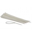 Perel Set met nylon kabelbinders - 4.8 x 300 mm - wit (100 st.)