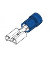Velleman Vrouwelijke connector 4.8mm blauw