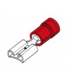 Velleman Vrouwelijke connector 6.4mm rood