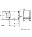 Gainta Waterbestendige abs-behuizing - donkergrijs 115 x 90 x 80mm