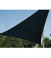 Perel Garden Waterdoorlatend zonnezeil - driehoek - 3.6 x 3.6 x 3.6 m - kleur: antraciet