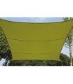 Perel Garden Zonnezeil - vierkant - 5 x 5 m - kleur: lichtgroen